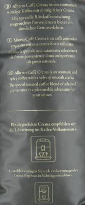 Alberto - koffiebonen - Caffè Crema Alberto - koffiebonen - Caffè Crema