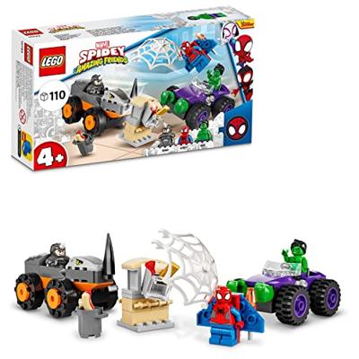 Lego Spidey Amazing Friends 10782 Hulk vs Rhino Truck Lego Spidey Amazing Friends 10782 Hulk vs Rhino Truck