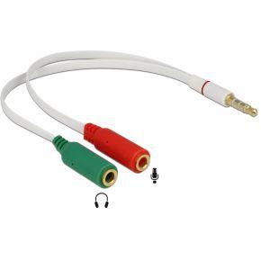 Abi Aux splitter - microfoon en audio
