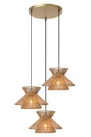 Lucide TASMAN - Hanglamp - 3xE27 - Naturel - thumbnail