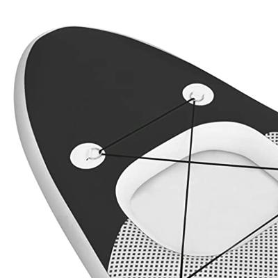 Stand Up Paddleboardset opblaasbaar 360x81x10 cm zwart - thumbnail