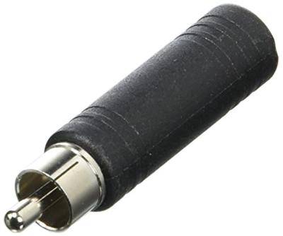 Accu-cable verloop RCA/Cinch male - 6.3 mm jack female