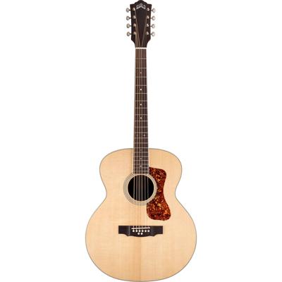 Guild BT-258E Deluxe 8-String Baritone Natural 8-snarige elektrisch-akoestische bariton westerngitaar