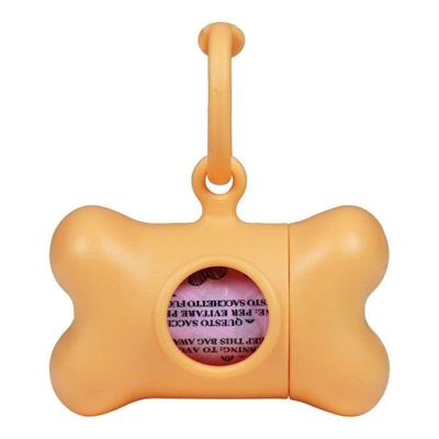 Hondetas Dispenser United Pets Bon Ton Nano Classic Hond Oranje Gerecycled plastic (6 x 3 x 4 cm)