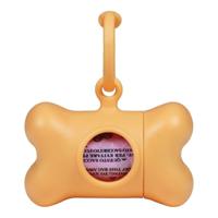Hondetas Dispenser United Pets Bon Ton Nano Classic Hond Oranje Gerecycled plastic (6 x 3 x 4 cm) - thumbnail