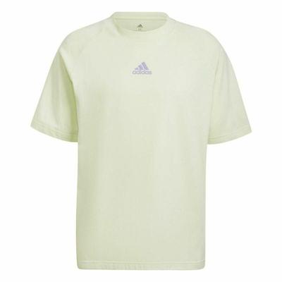 Heren-T-Shirt met Korte Mouwen Adidas Essentials Brandlove Geel - Maat: L