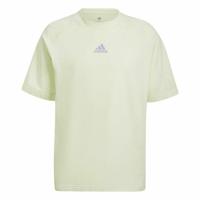 Heren-T-Shirt met Korte Mouwen Adidas Essentials Brandlove Geel - Maat: L - thumbnail