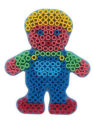 Hama maxi strijkkralenbordje jongen