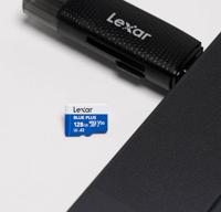 Micro SD geheugenkaart met adapter Lexar LMSBLPL128G-BNANG 128 GB - thumbnail