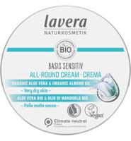 Lavera Basis Sensitiv all-round creme cream bio 150 Milliliter - thumbnail
