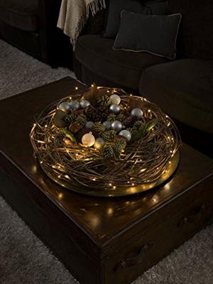 Mini LED Kerstverlichting voor binnen 100 lampjes extra warm wit 10 meter zwart Mini LED Kerstverlichting voor binnen 100 lampjes extra warm wit 10 meter zwart