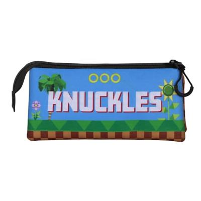 Sonic - The Hedgehog Triple Pencil case SEGA Greenhill Multicolour