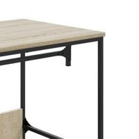 Kledingkast 90x50x180 cm bewerkt hout sonoma eikenkleurig - thumbnail