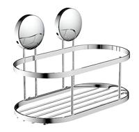 EISL Douchemaandje | chroom | ovaal | ophangen zonder boren en schroeven - BA0202 BA0202 - thumbnail