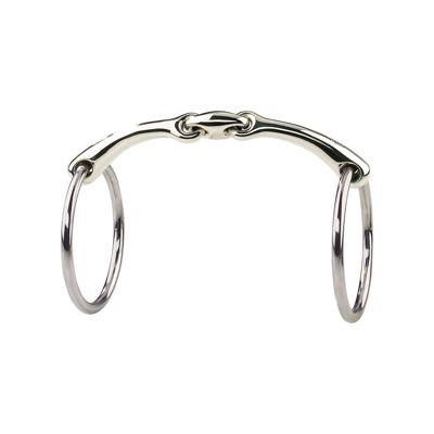 HS Onderlegtrens dynamic rs sensogan dubbel gebroken zilver maat:12,5