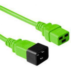 ACT AK5099 230V Stroomkabel C19/C20 Groen - 3 meter