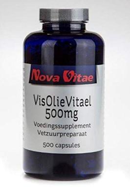 Nova Vitae Visolie vitael 500mg (zalmolie) 500 Capsules