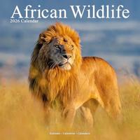 African Wildlife Calendar 2026 Square Wildlife Safari Wall Calendar - 16 Month - thumbnail