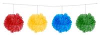 Folat BV Gekleurde pompom slinger - thumbnail