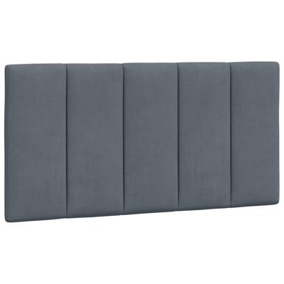 Bedframe zonder matras 100x200 cm fluweel donkergrijs