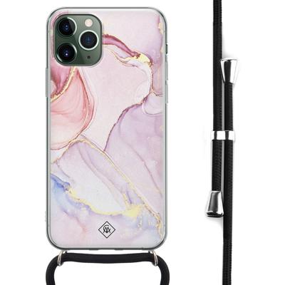 iPhone 11 Pro hoesje met koord - Crossbody - Purple sky iPhone 11 Pro hoesje met koord - Crossbody - Purple sky