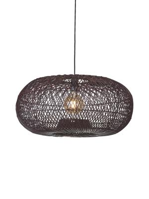GOOD&MOJO Hanglamp 'Arizona' Bamboe, 70cm, kleur Burgundy