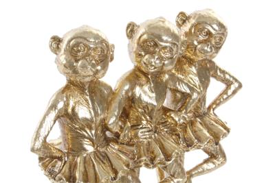 Decoratieve figuren DKD Home Decor FZ-91957 Gouden Koloniaal Aap Overalls 23 x 9,5 x 24 cm Decoratieve figuren DKD Home Decor FZ-91957 Gouden Koloniaal Aap Overalls 23 x 9,5 x 24 cm