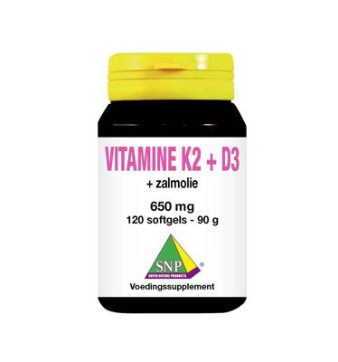 Snp Snp Vitamine K2 D3 Zalmolie (120ca)