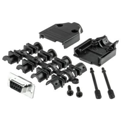 MH Connectors MHDTPPK9-DB9S-K D-sub female connectorset 180 ° Aantal polen: 9 Soldeerkelk 1 stuk(s)