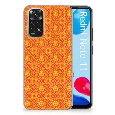 Xiaomi Redmi 10 | Redmi Note 11 4G | TPU bumper | Batik Oranje