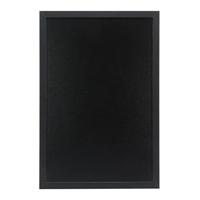Securit krijtbord Woody ft 60 x 40 cm, zwart - thumbnail