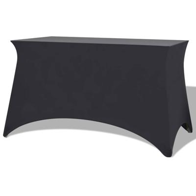 VidaXL Tafelhoes stretch antraciet 183x76x74 cm 2 st