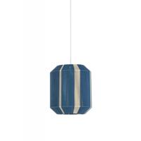 Light & Living Hanglamp 'Kozana' 36cm, kleur Blauw/Crème - thumbnail