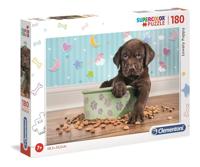 Clementoni supercolor puppy legpuzzel 180 stukjes - thumbnail