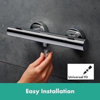 Hansgrohe Ecostat Fine douchekraan thermostatisch zonder omstel HOH=15cm - chroom 13324000 - thumbnail