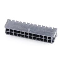 Molex 430452422 Male header, inbouw (standaard) Totaal aantal polen: 24 Rastermaat: 3.00 mm Inhoud: 1 stuk(s) Tray - thumbnail