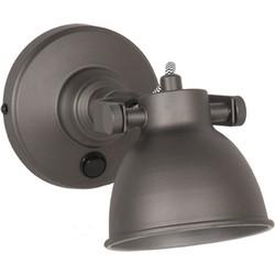 LABEL51 wandlamp 'Led Bow M', kleur Burned Steel LABEL51 wandlamp 'Led Bow M', kleur Burned Steel