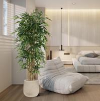 Bamboe kunstboom 210cm - thumbnail