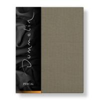 Dommelin Dommelin Hoeslaken Uni Percal 200TC 512 Taupe 180x210/30 - thumbnail