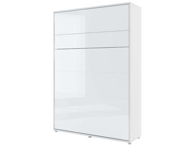 Opklapbed CONCEPTION PRO 140x200 cm wit/hoogglans wit (verticaal) Opklapbed CONCEPTION PRO 140x200 cm wit/hoogglans wit (verticaal)