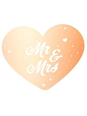 Deurbord Mr. & Mrs. Roségoud (57x45cm)