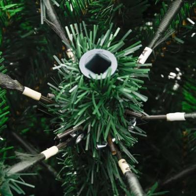 VidaXL Kunstkerstboom met scharnieren en rode bessen 180 cm