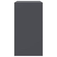 Dressoir 67x39x73 cm staal antracietkleurig - thumbnail