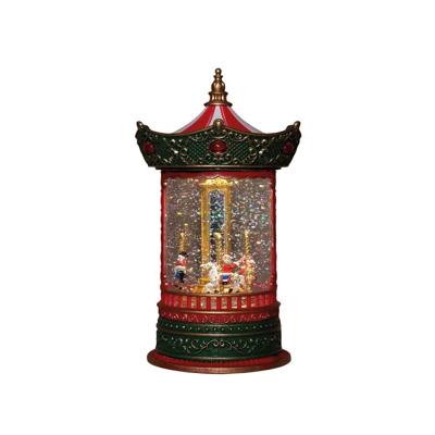 Lantaarn carousel 25,5x16 cm rood Anna's Collection - Annas collection