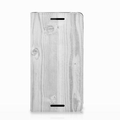 Nokia 2.1 2018 Book | Wallet Case | White Wood