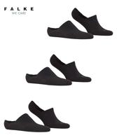 FALKE 3-paar unisex Footies die niet afzakken - Cool Kick - Kousenvoetjes voor dames en heren - Sokken in loafers - Anti-slip - thumbnail