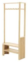 Light & Living Kapstok 'Gaios' Mangohout, 180 x 85cm, kleur Naturel - thumbnail