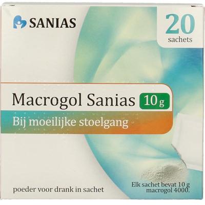 Sanias Macrogol Poeder 10gr Sanias Macrogol Poeder 10gr