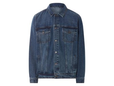 LIVERGY Spijkerjas heren (Blauw, M)