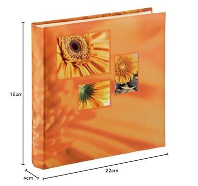 Hama Singo XL Fotoalbum 30x30 cm 100 Pagina's Oranje Hama Singo XL Fotoalbum 30x30 cm 100 Pagina's Oranje
